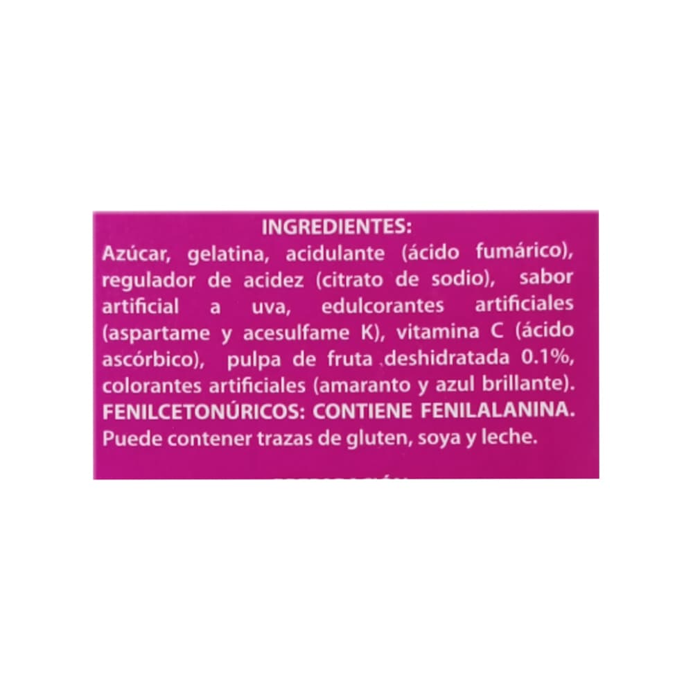 Gelatina sabor uva Boom (40 g / 1.41 oz) - Miniatura 2