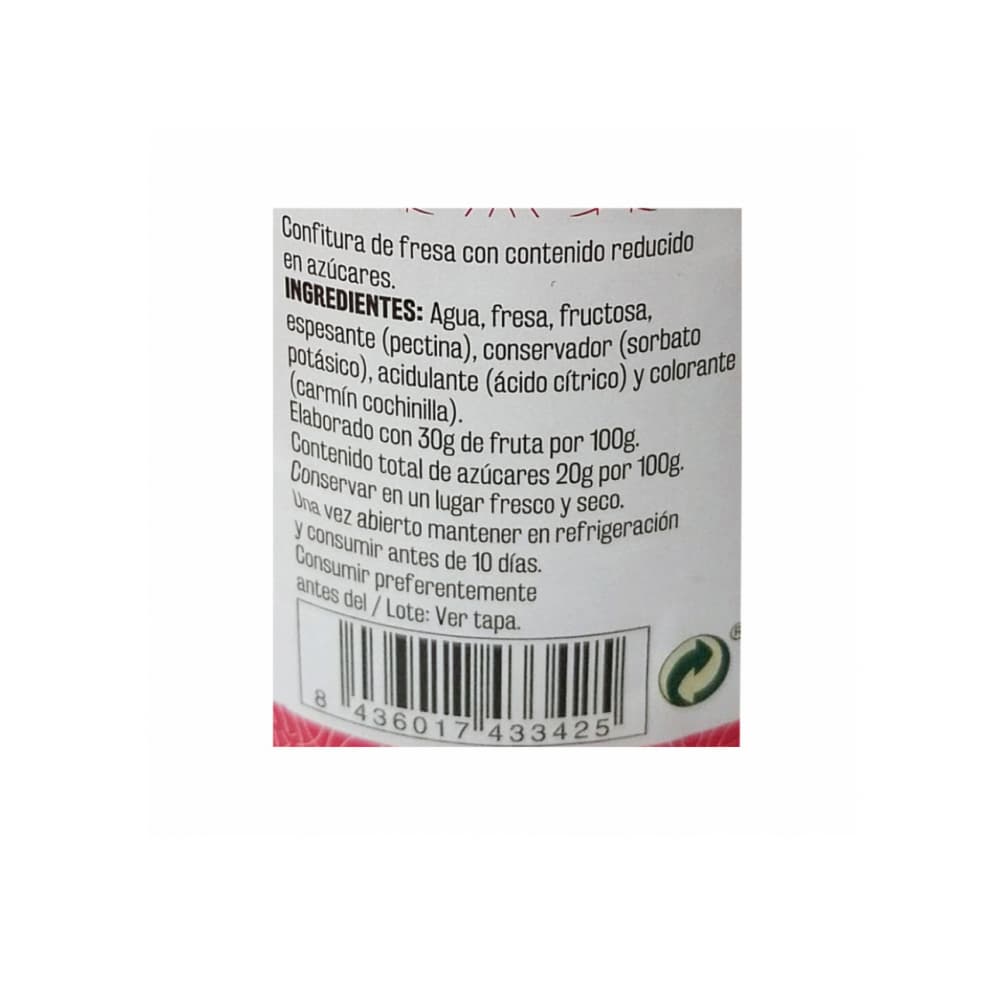 Confitura de fresa light Vima Foods (310 g / 10.93 oz) - Miniatura 2