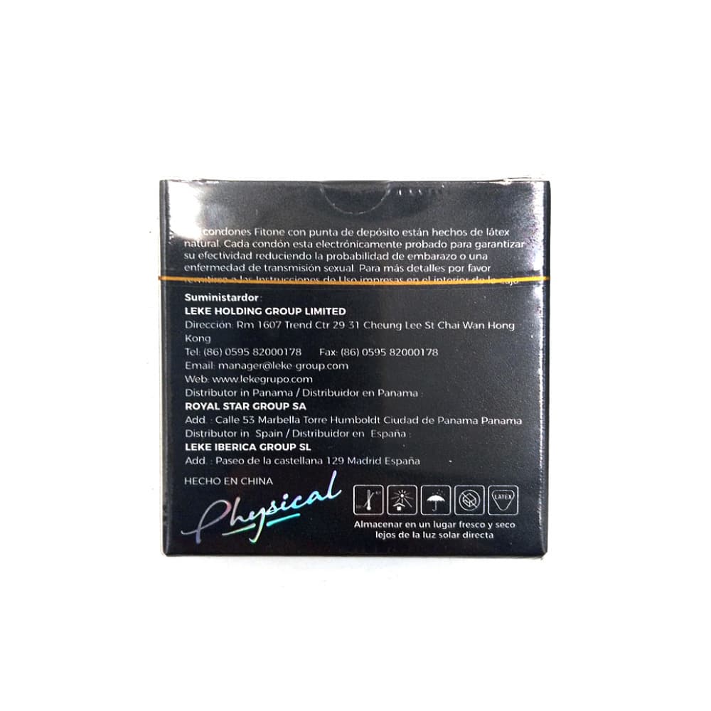 Condones masculinos de látex natural Physical (3 U) - Miniatura 3