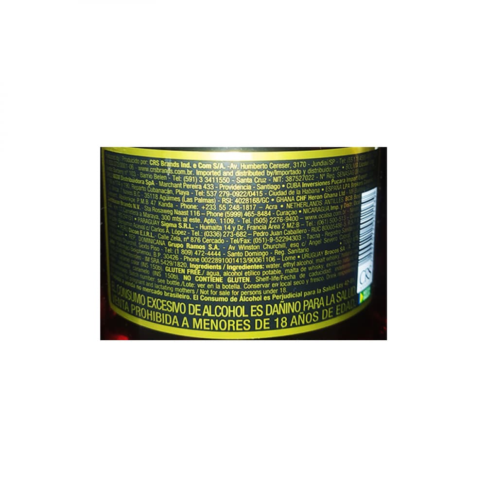 Whisky etiqueta dorada Chanceler (1 L) - Miniatura 2