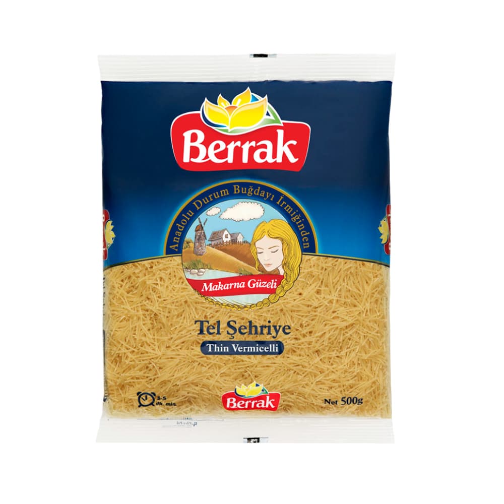 Pastas cortas - fideos vermicelli - Berrak (500 g / 1.1 lb) - Imagen 1