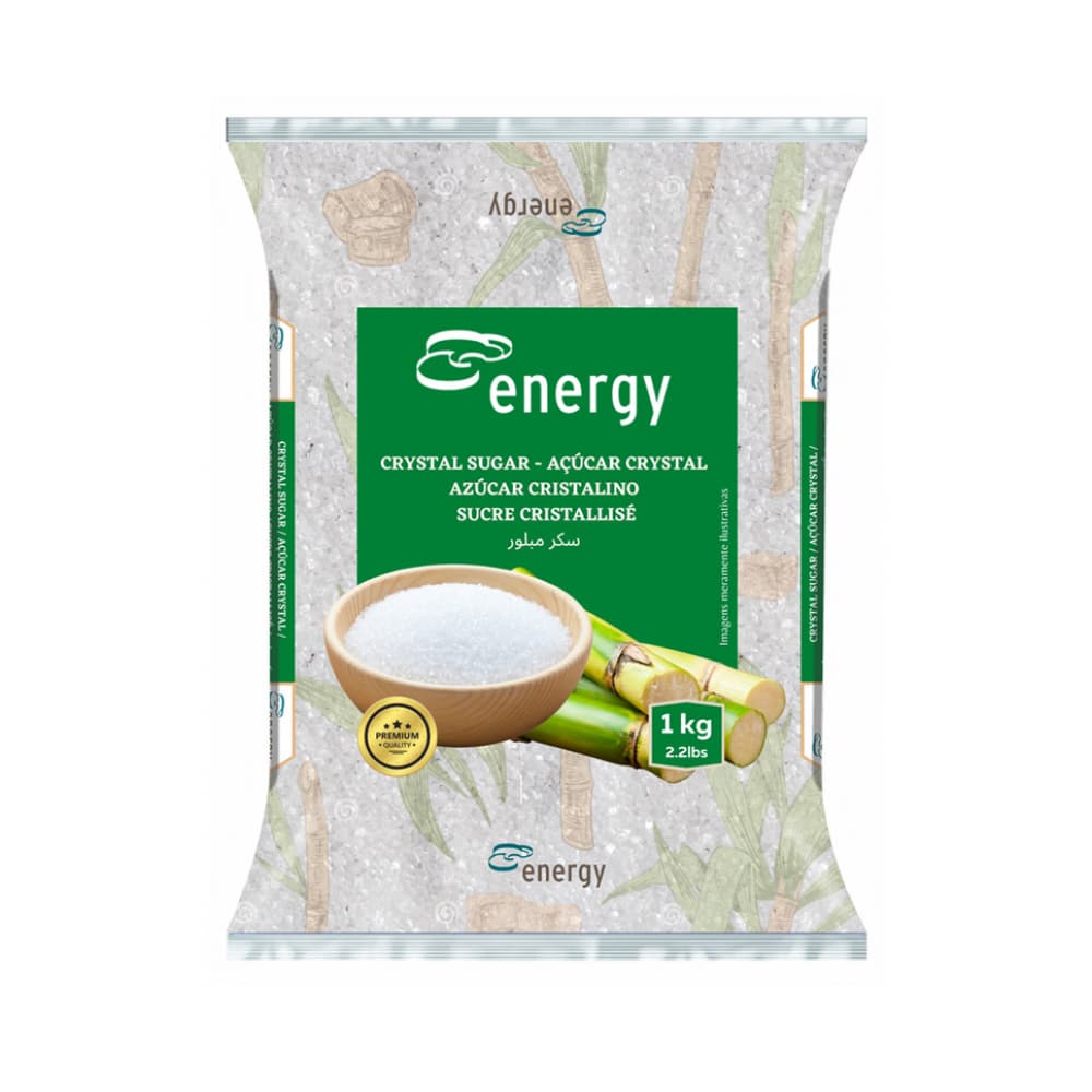 Azúcar blanca cristalina Energy (1 kg / 2.2 lb) - Imagen 1