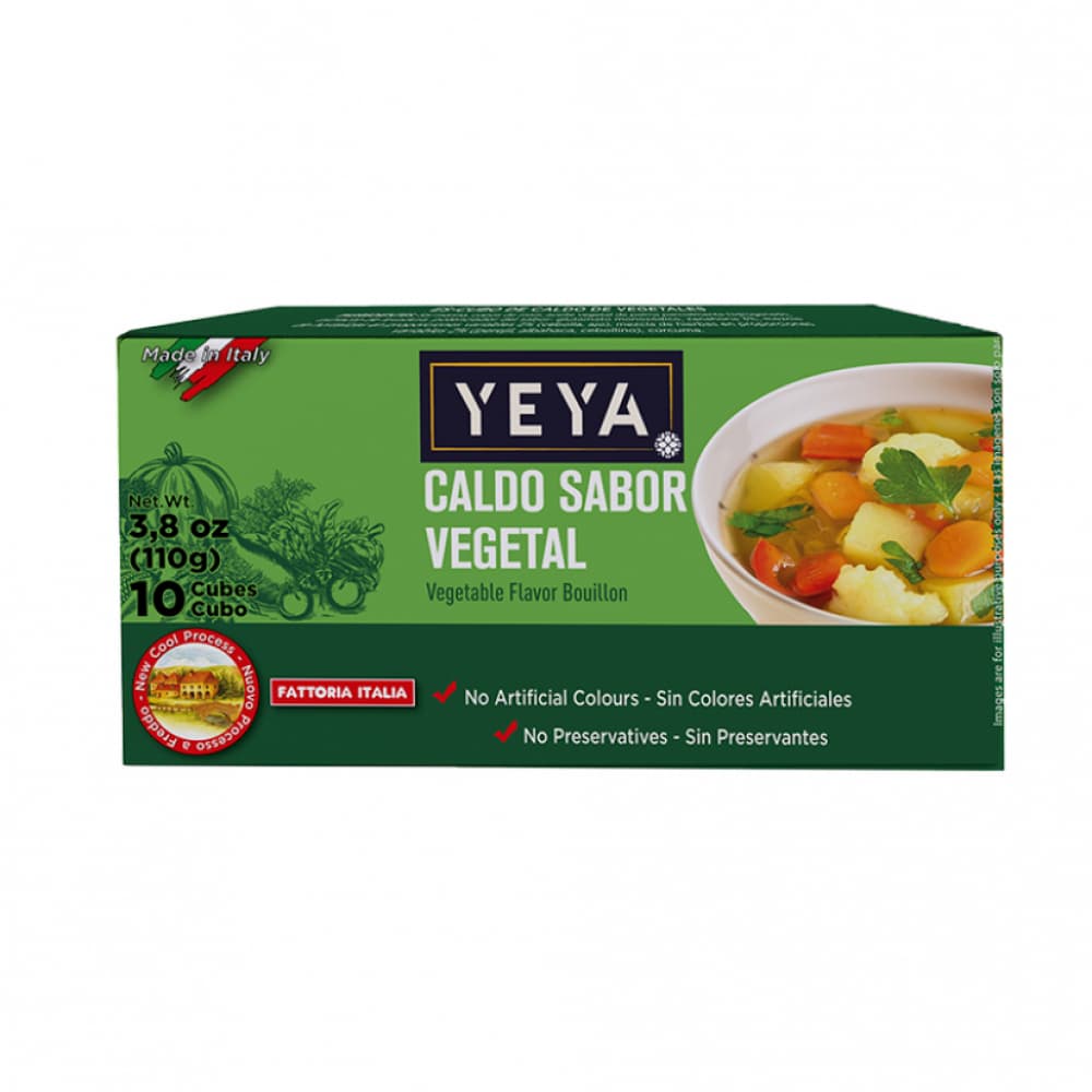 Caldo sabor vegetal YEYA (110 g / 3.8 oz) - Imagen 1