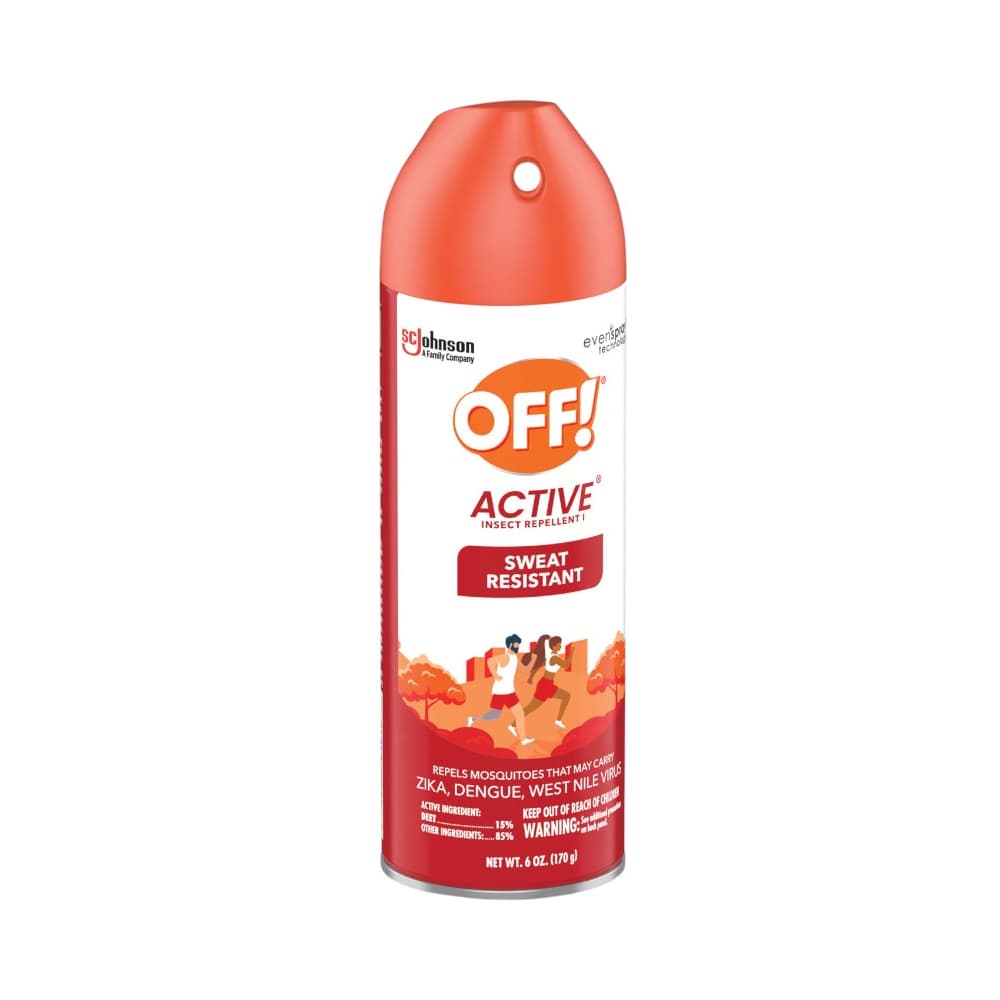 Repelente de insectos en aerosol Off! Active (170 g / 6 oz) - Imagen 1