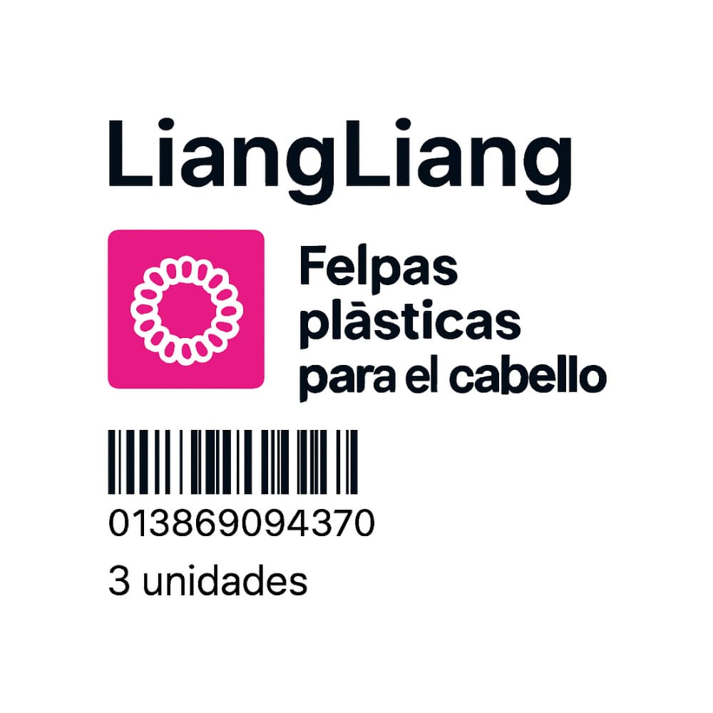 Felpas plásticas para el cabello Liang Liang (3 U) - Miniatura 3