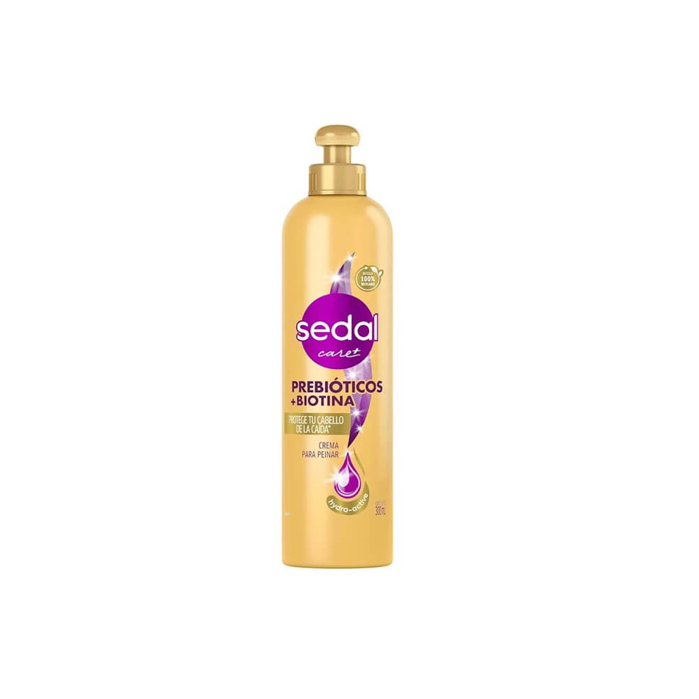 Crema de Peinar Sedal Prebiótico Biotina (300 ml / 11.52 oz ) - Imagen 1