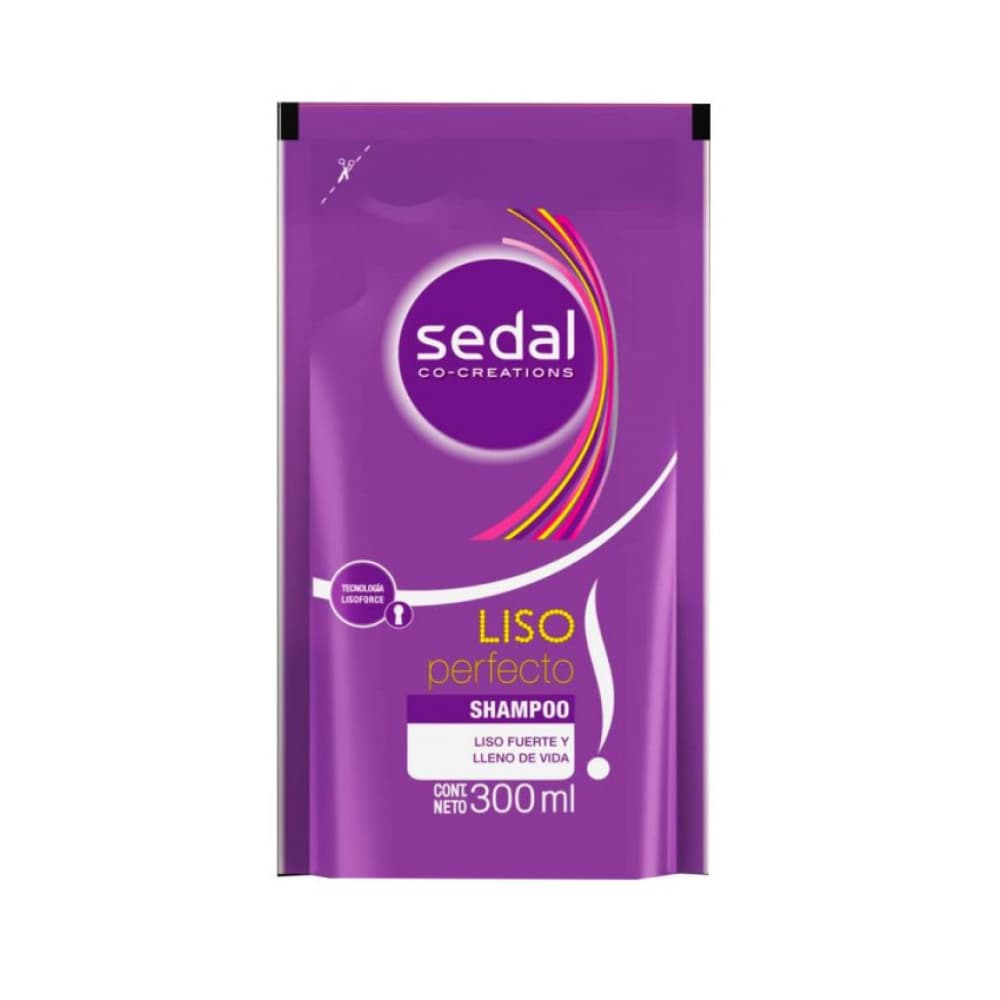 Champú -Liso perfecto- Sedal (300 ml) - Imagen 1