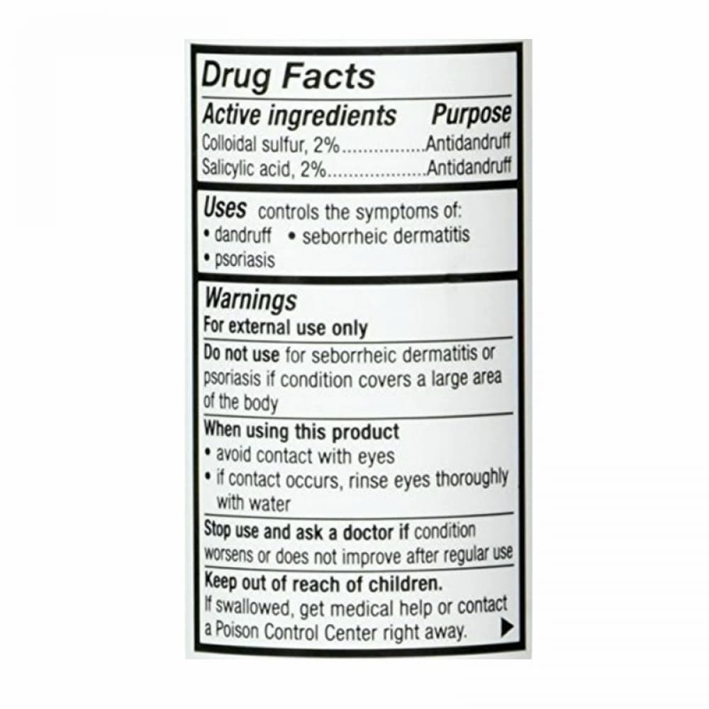 Champú medicinal contra la caspa Sebex Rugby (118 ml / 4 fl. oz) - Miniatura 2