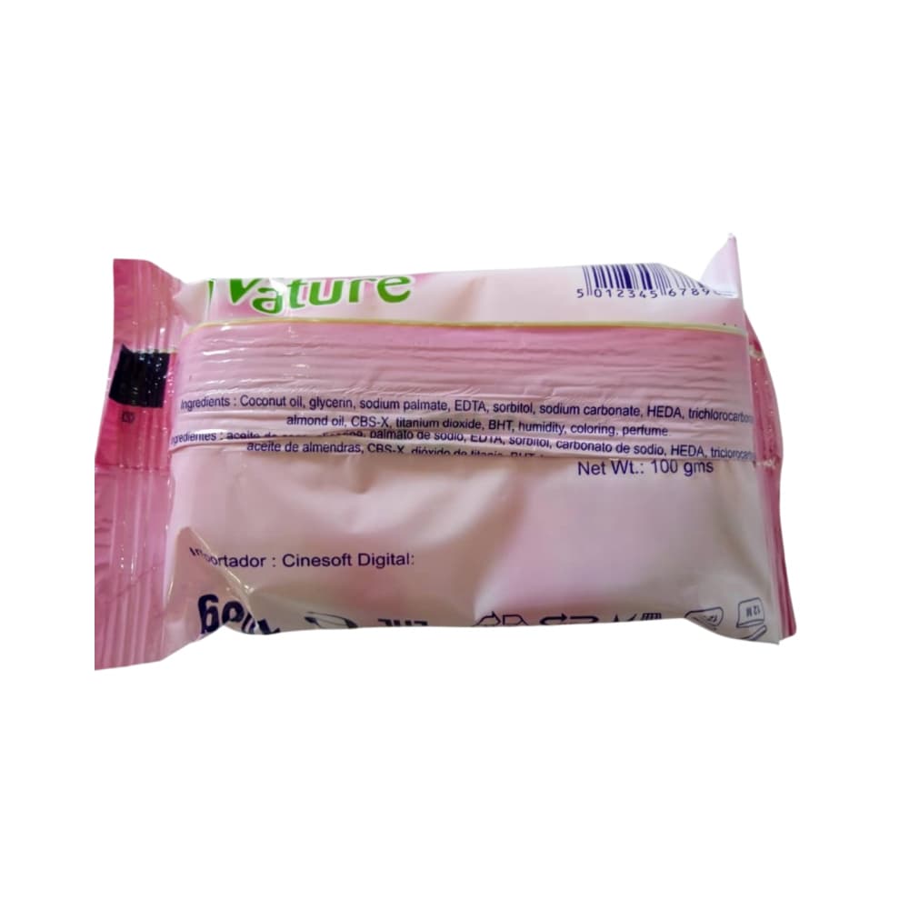 Jabón tocador rosa Nature (100 g) - Miniatura 2