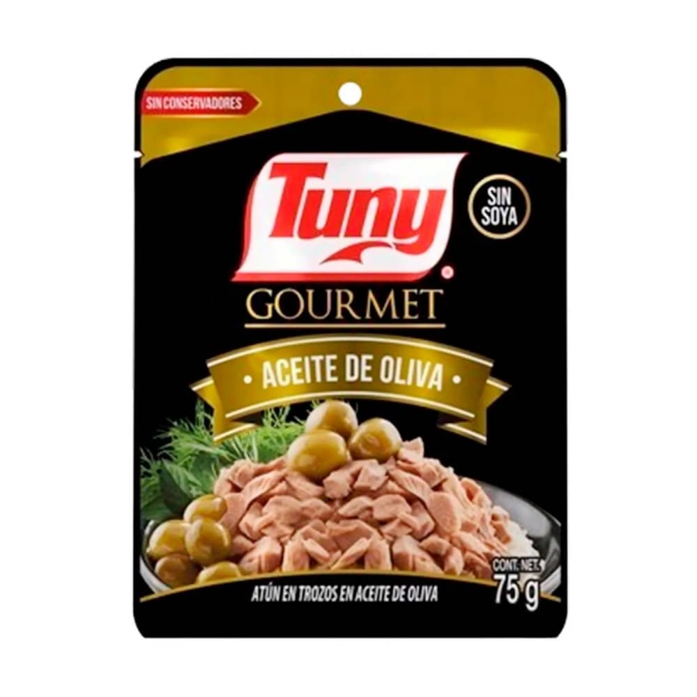 Atún en trozos en aceite de oliva Tuny (75 g / 2.65 oz) - Imagen 1