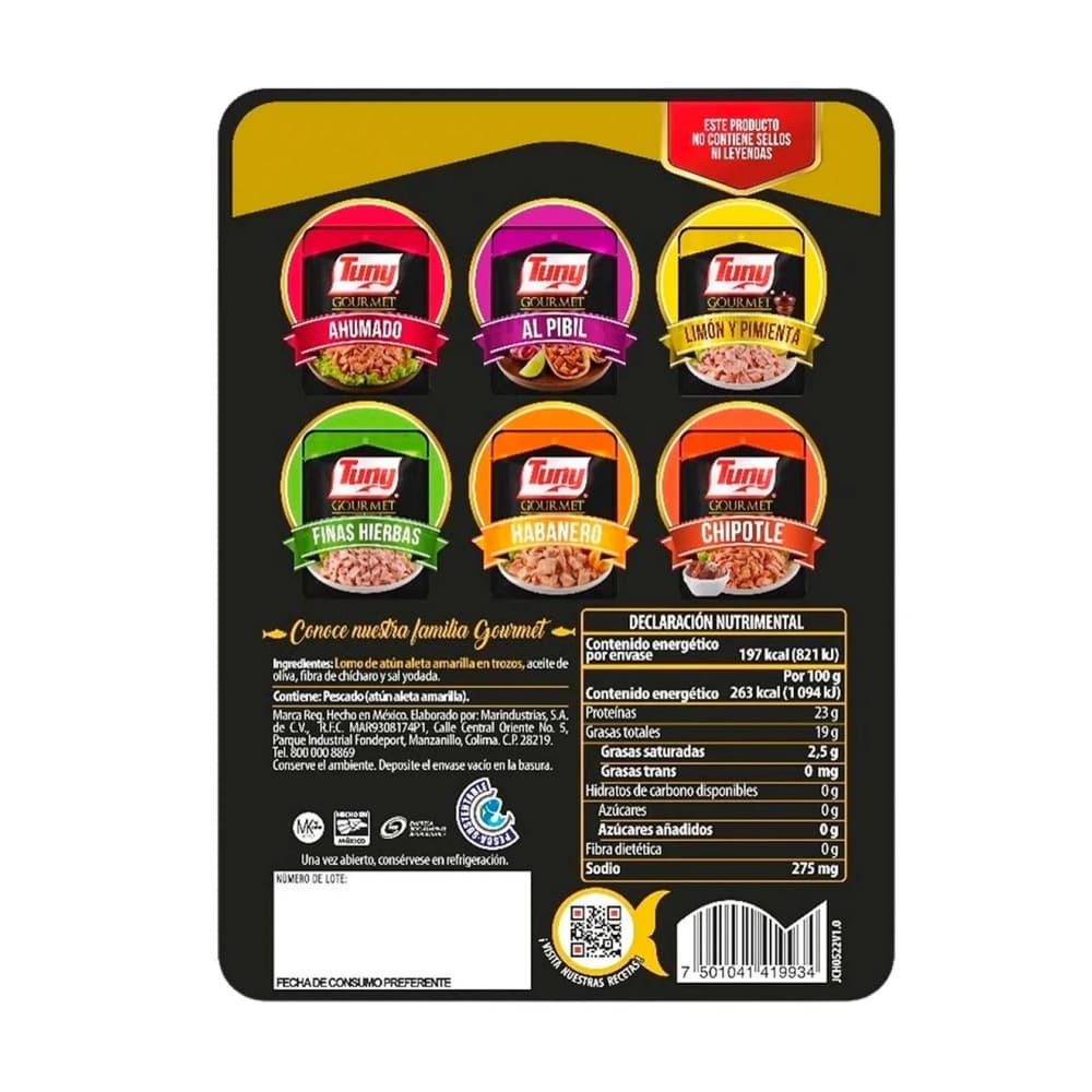 Atún en trozos en aceite de oliva Tuny (75 g / 2.65 oz) - Miniatura 2