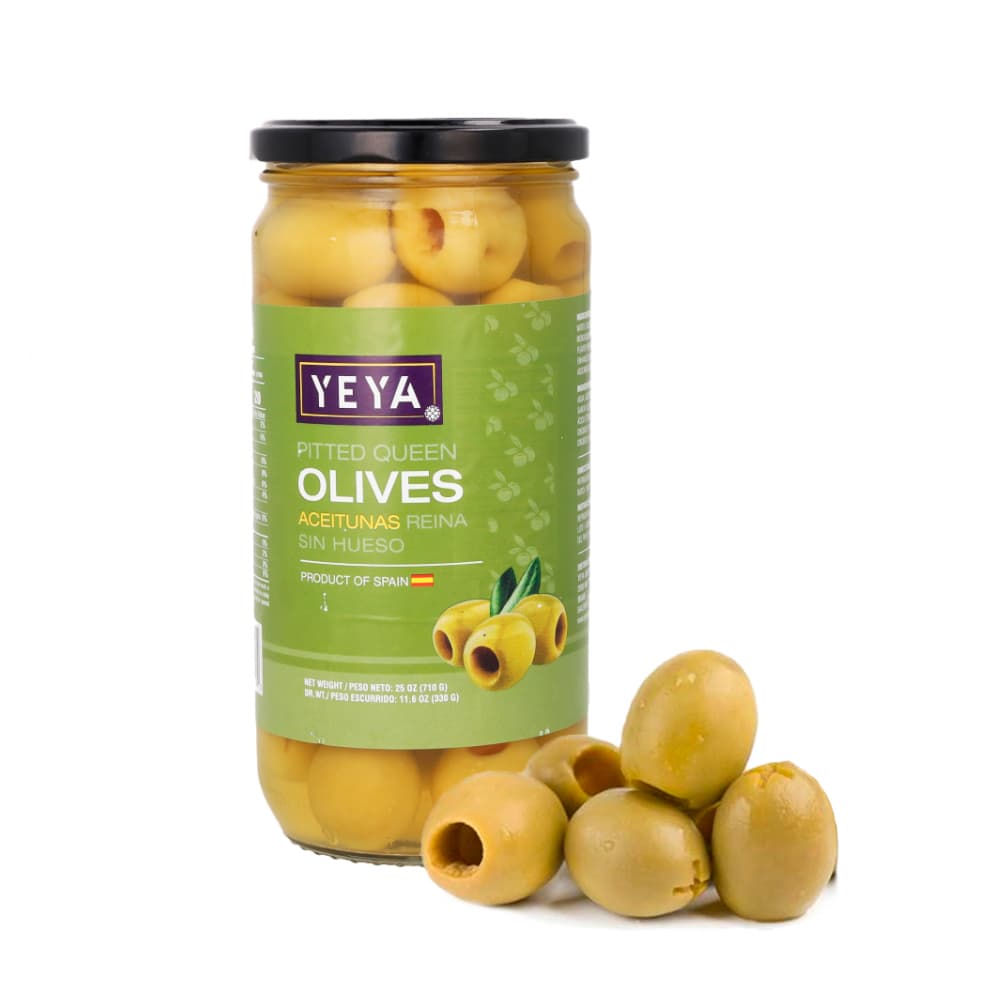 Aceituna reina extra grande sin hueso YEYA (710 g / 1.57 lb) - Imagen 1