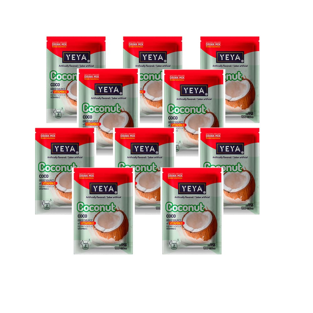 Refresco instantáneo sabor coco Yeya (10 x 10 g) - Imagen 1