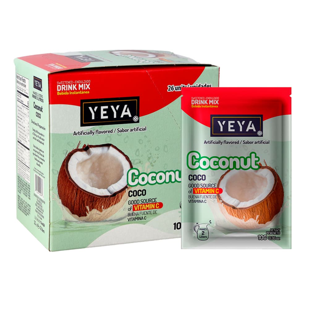 Refresco instantáneo sabor coco Yeya (26 x 10 g) - Imagen 1