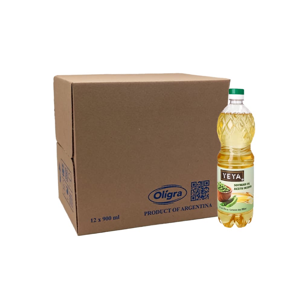 Aceite de soya Yeya (12 x 900 ml / 30.4 oz) - Imagen 1