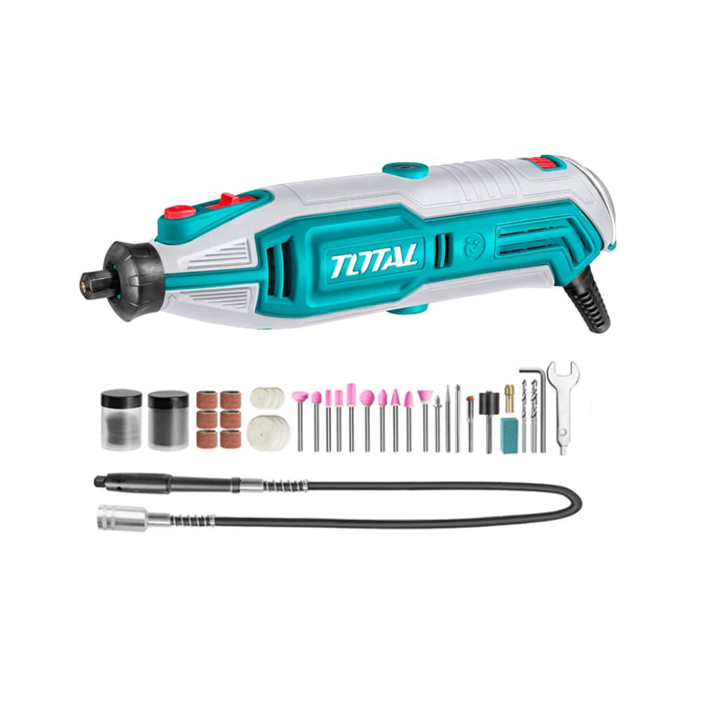 Mini mototool - amoladora - de 130 W con accesorios Total Tools UTG513326 - Imagen 1