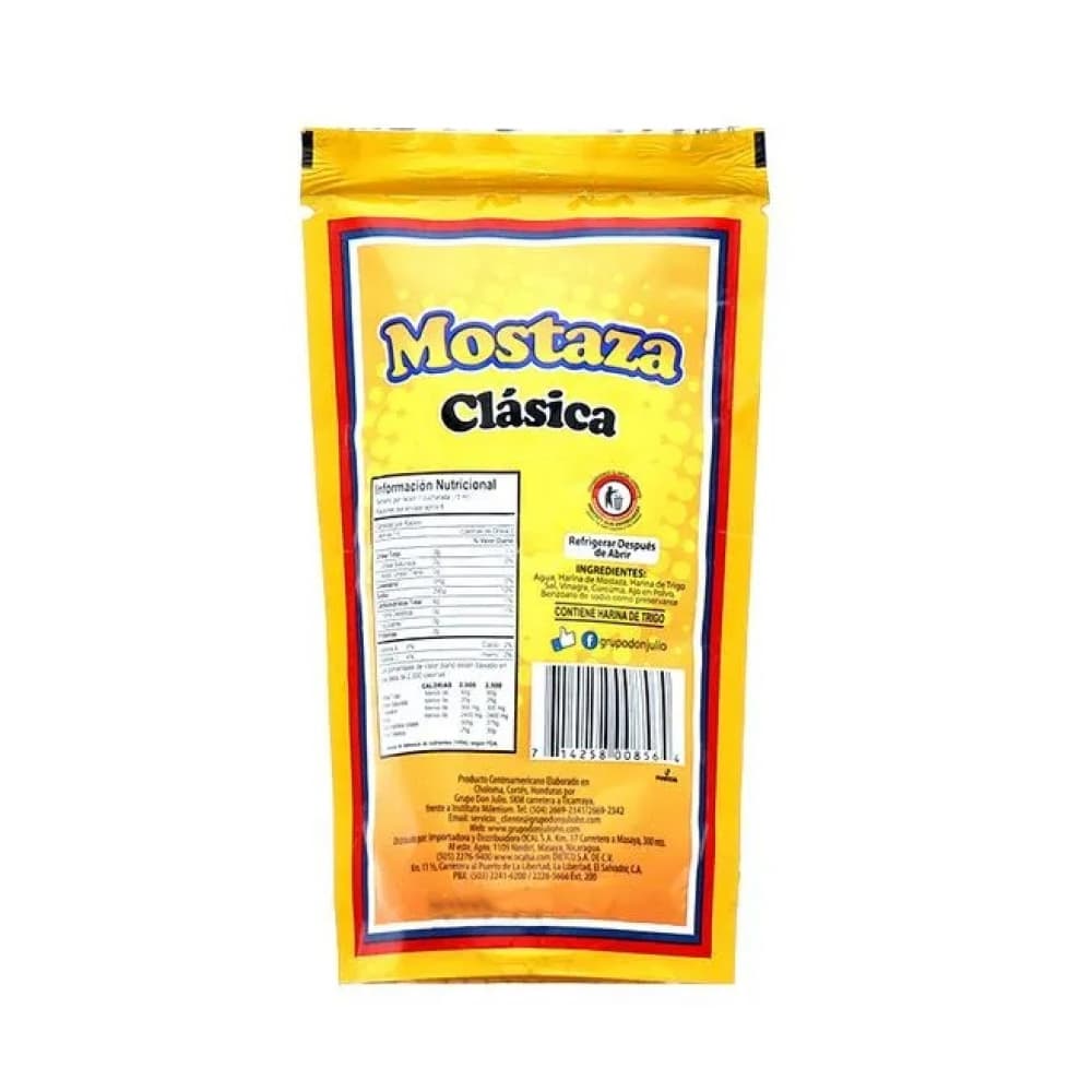 Mostaza clásica Don Julio (100 g / 3.52 oz) - Miniatura 3