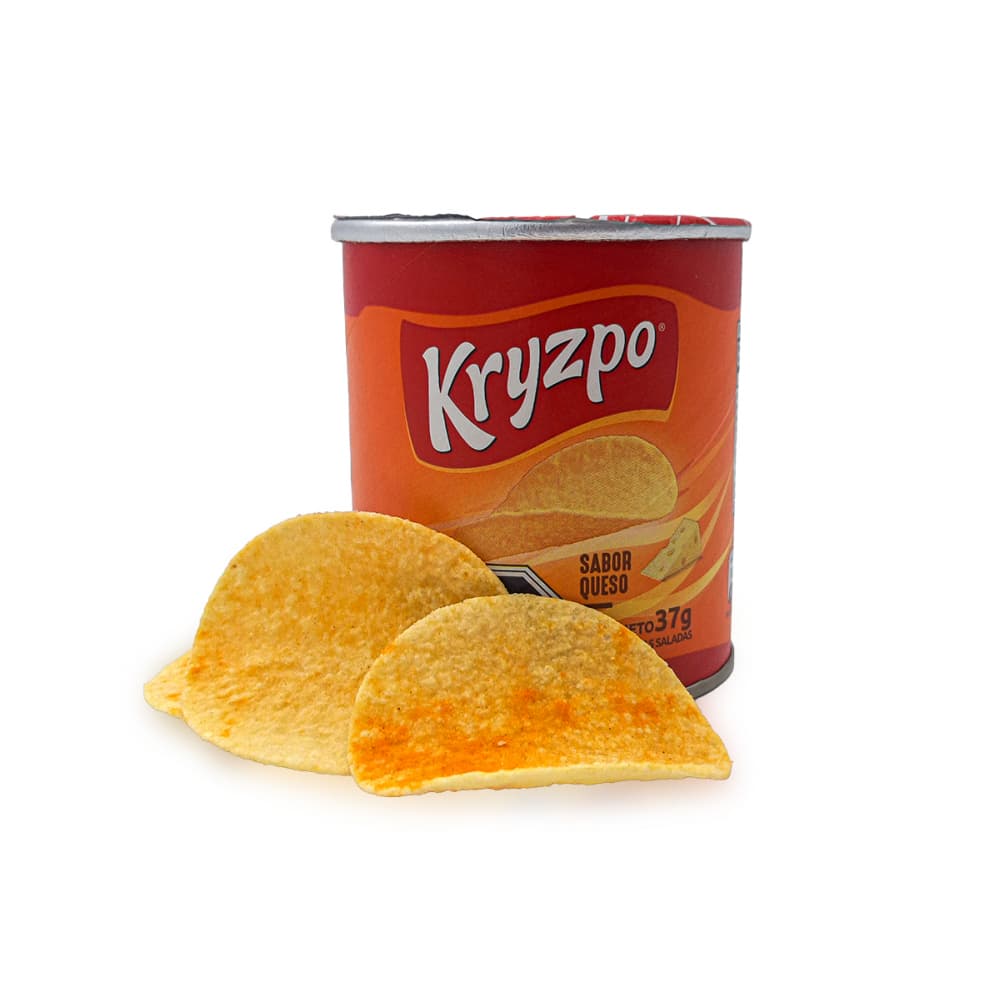 Papas sabor queso Kryzpo (37 g / 1.3 oz) - Imagen 1