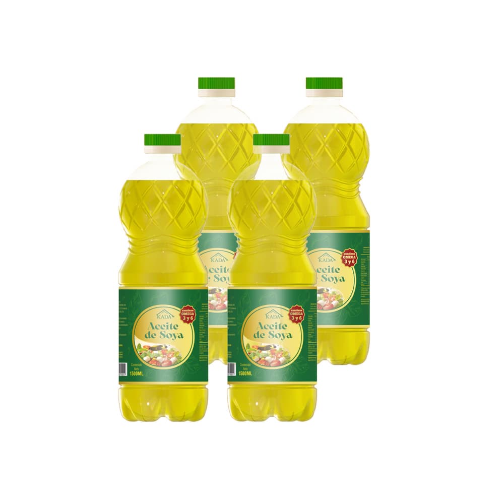Aceite de soya Kada (4 x 1500 ml) - Imagen 1