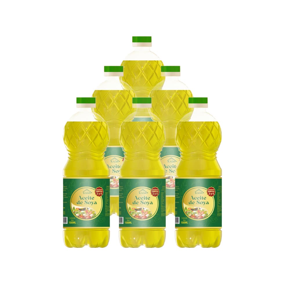 Aceite de soya Kada (6 x 1500 ml) - Imagen 1
