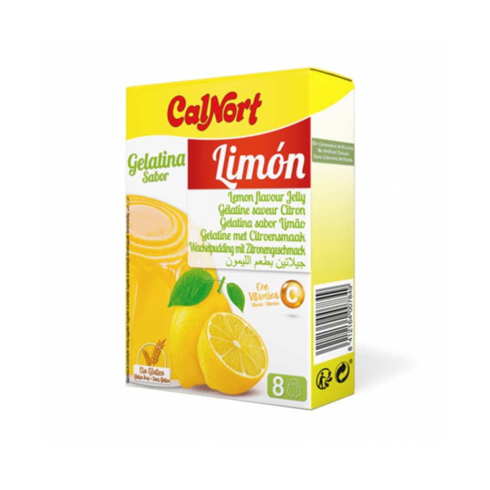 Gelatina de limón Calnort (170 g / 6 oz) - Imagen 1