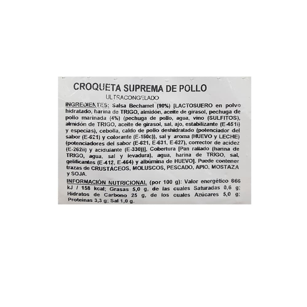 Croquetas supremas de pollo YEYA (500 g / 1.1 lb) - Miniatura 3