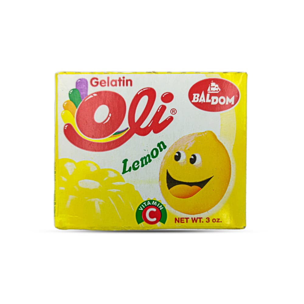 Gelatina sabor limón Oli (85 g / 3 oz) - Imagen 1