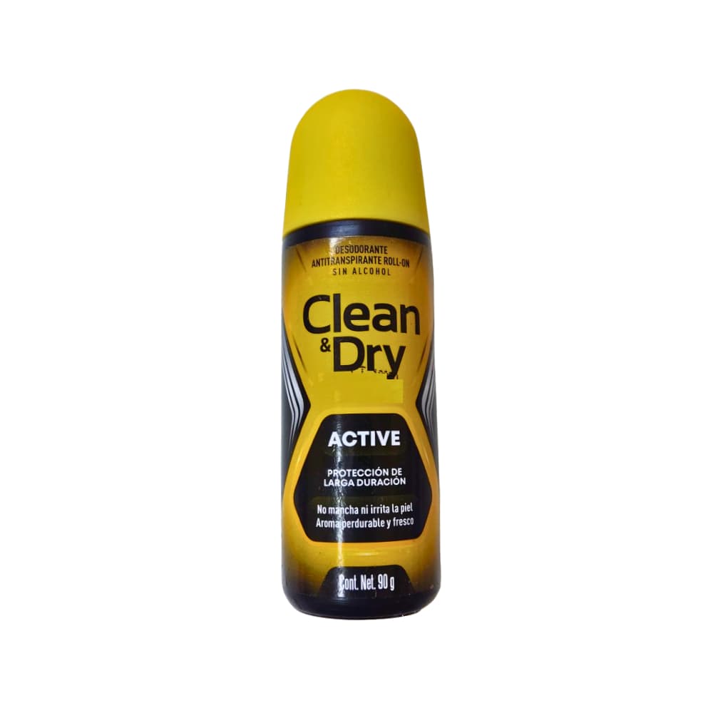 Desodorante antitranspirante en roll-on sin alcohol Active Clean & Dry (90 g / 3.1 fl.oz) - Miniatura 1