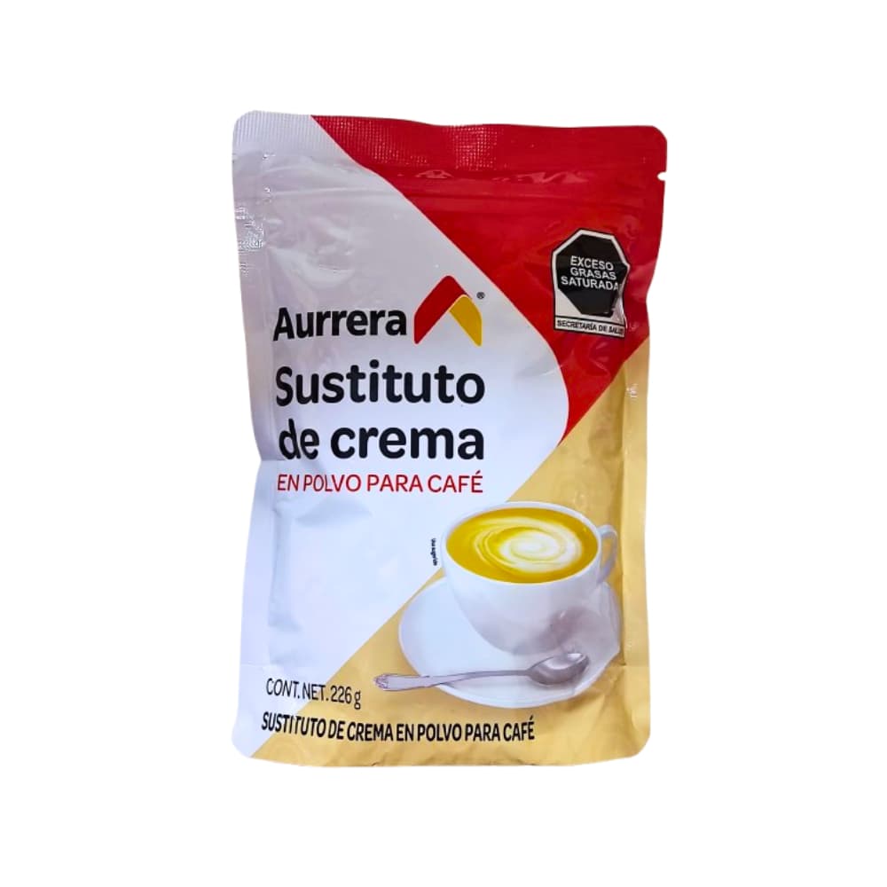 Sustituto de crema en polvo para café Aurrera (226 g / 7.97 oz) - Imagen 1