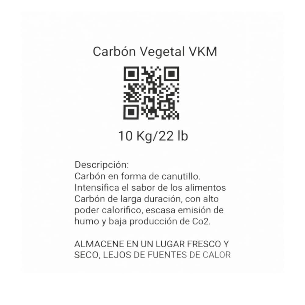 Carbón vegetal VKM extra (10 kg / 22.04 lb) - Miniatura 3