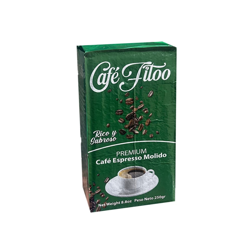 Café espresso molido Fitoo (250 g / 8.8 oz) - Imagen 1