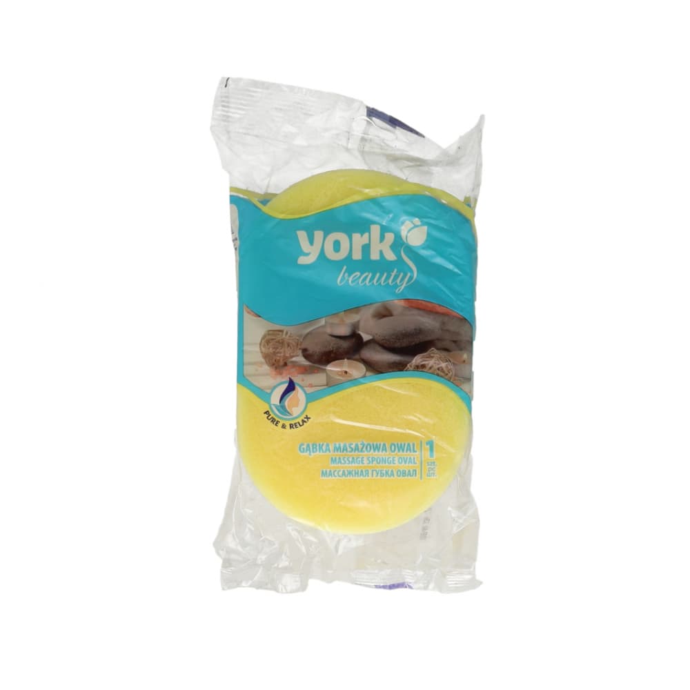 Esponja masajeadora ovalada York (1 U) - Imagen 1