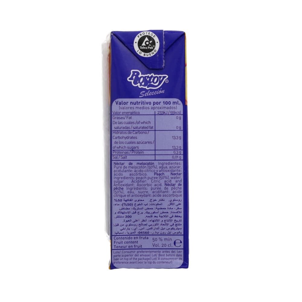Néctar de melocotón Rostoy (1 L) - Miniatura 3