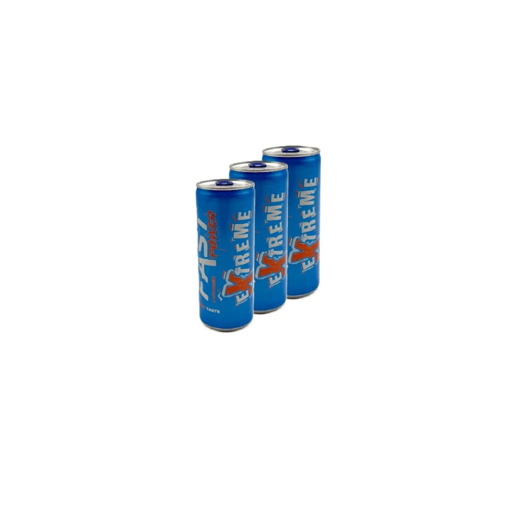 Bebida energética fast power (3 x 250 ml) - Imagen 1