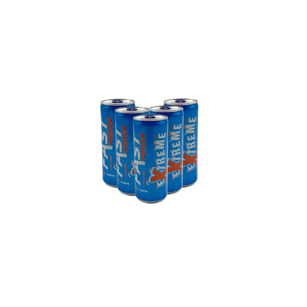 Bebida energética fast power (5 x 250 ml) - Imagen 1