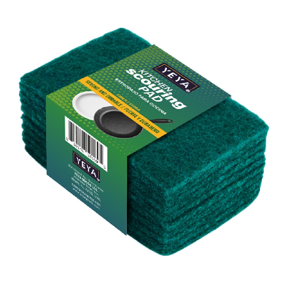 Estropajo de fibra para cocina YEYA (10 U) - Miniatura 2