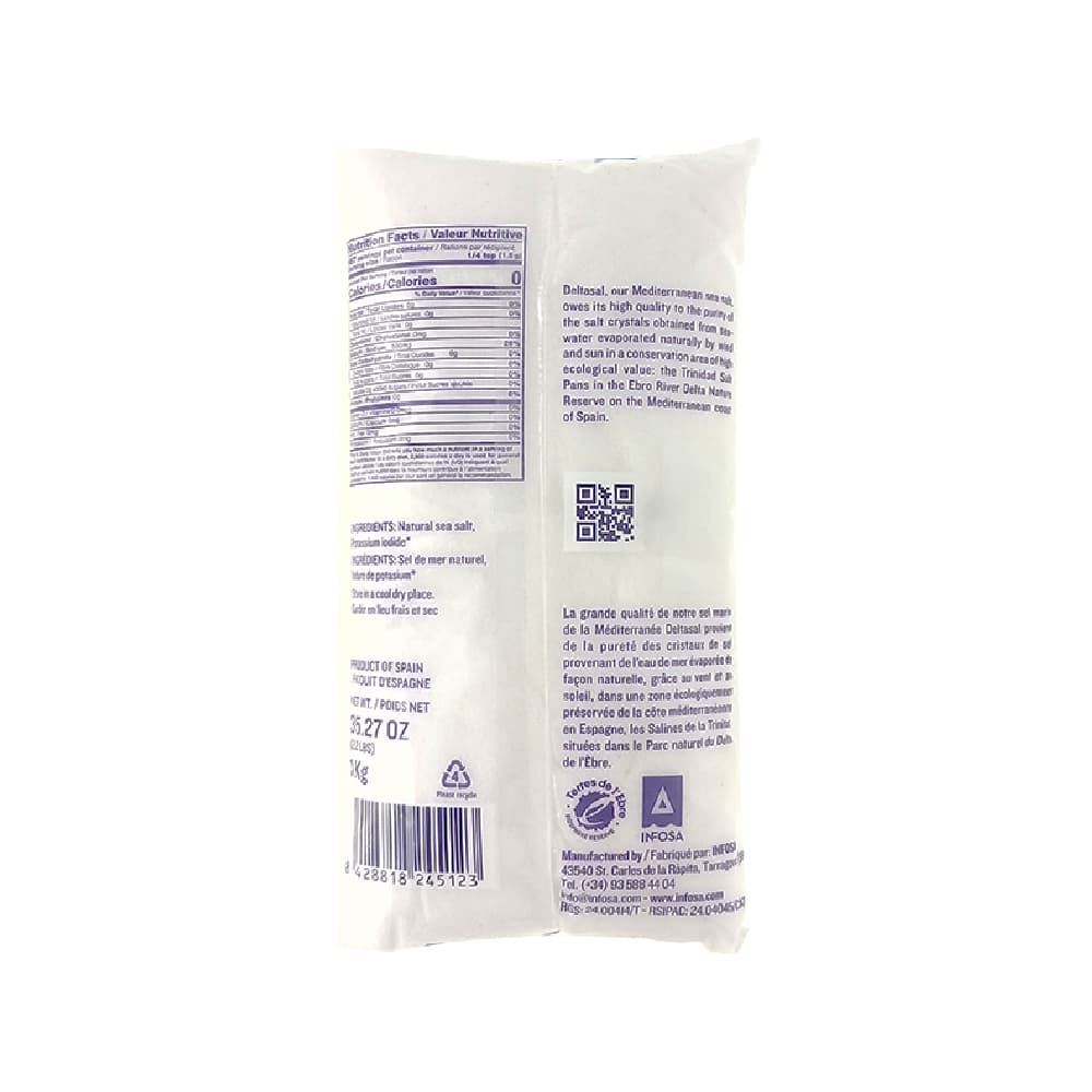 Sal fina marina yodada (3 x 1 kg / 2.2 lb) - Miniatura 2