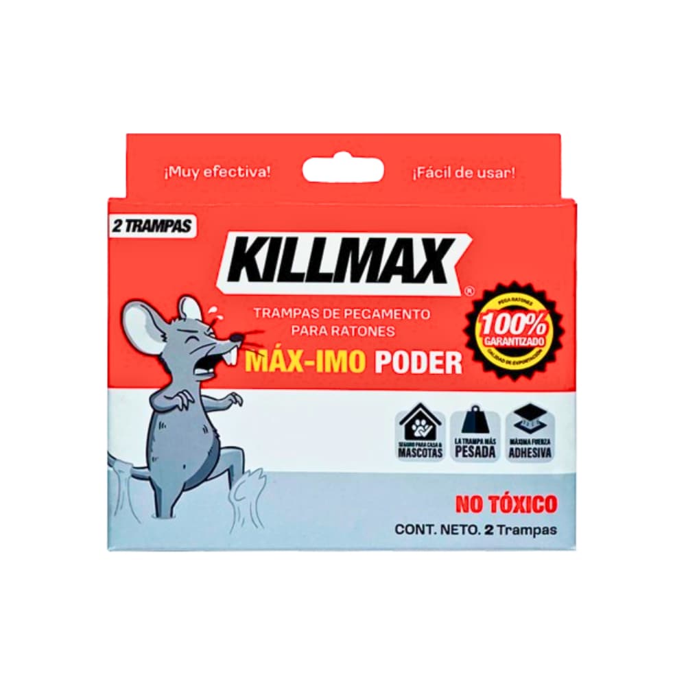 Trampa mediana de pegamento para ratones Killmax (2 U) - Miniatura 1