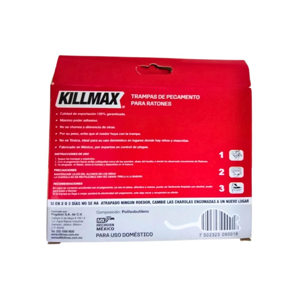 Trampa mediana de pegamento para ratones Killmax (2 U) - Miniatura 2