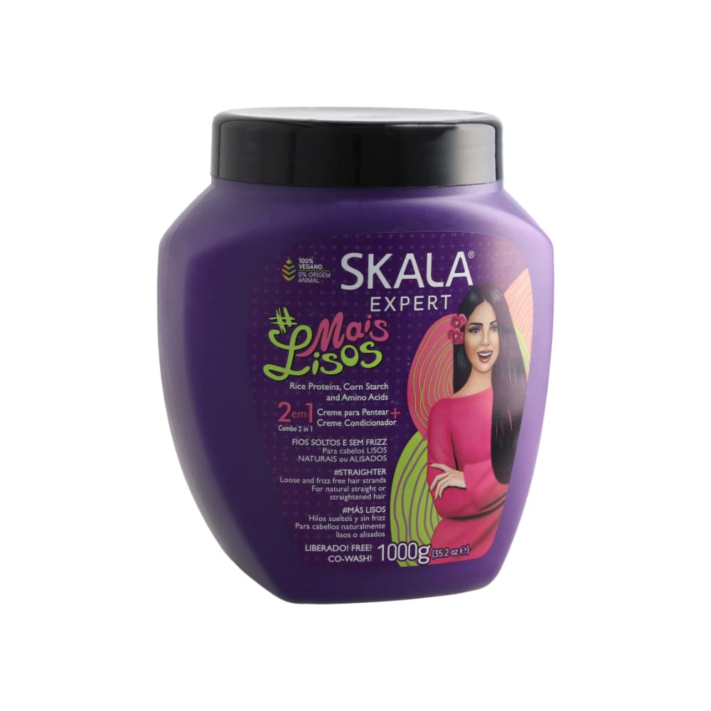 Tratamiento para cabellos lisos 2 en 1 Mais Lisos Skala (1 kg / 2.2 lb) - Imagen 1