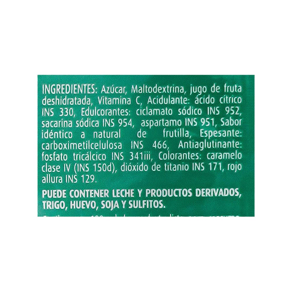 Refresco instantáneo sabor frutilla Zuko (20 g) - Miniatura 3