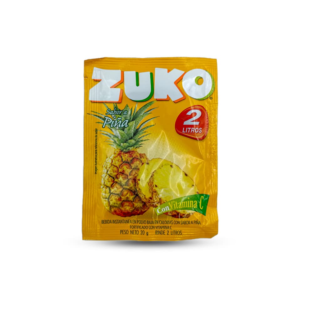 Refresco instantáneo sabor piña Zuko (20 g) - Imagen 1