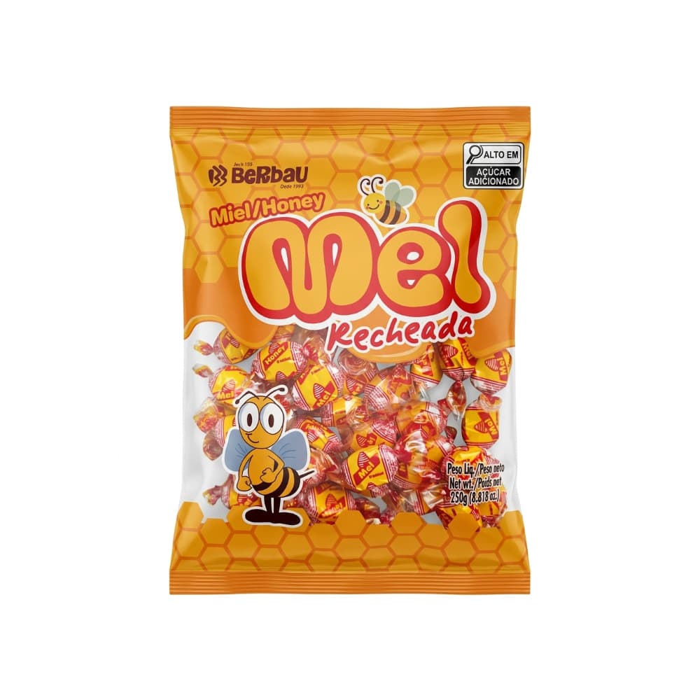 Caramelos rellenos sabor miel Berbau (250 g / 8.81 oz) - Miniatura 1