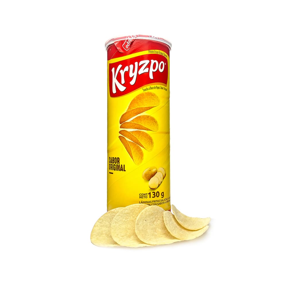 Papas fritas sabor original Kryzpo (130 g / 4.58 oz) - Imagen 1