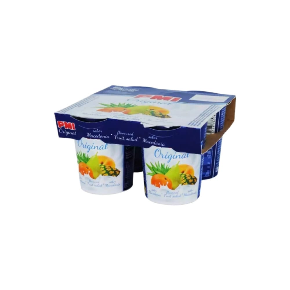 Yogurt sabor macedonia Original PMI (4 x 120 g / 4.23 oz) - Miniatura 4