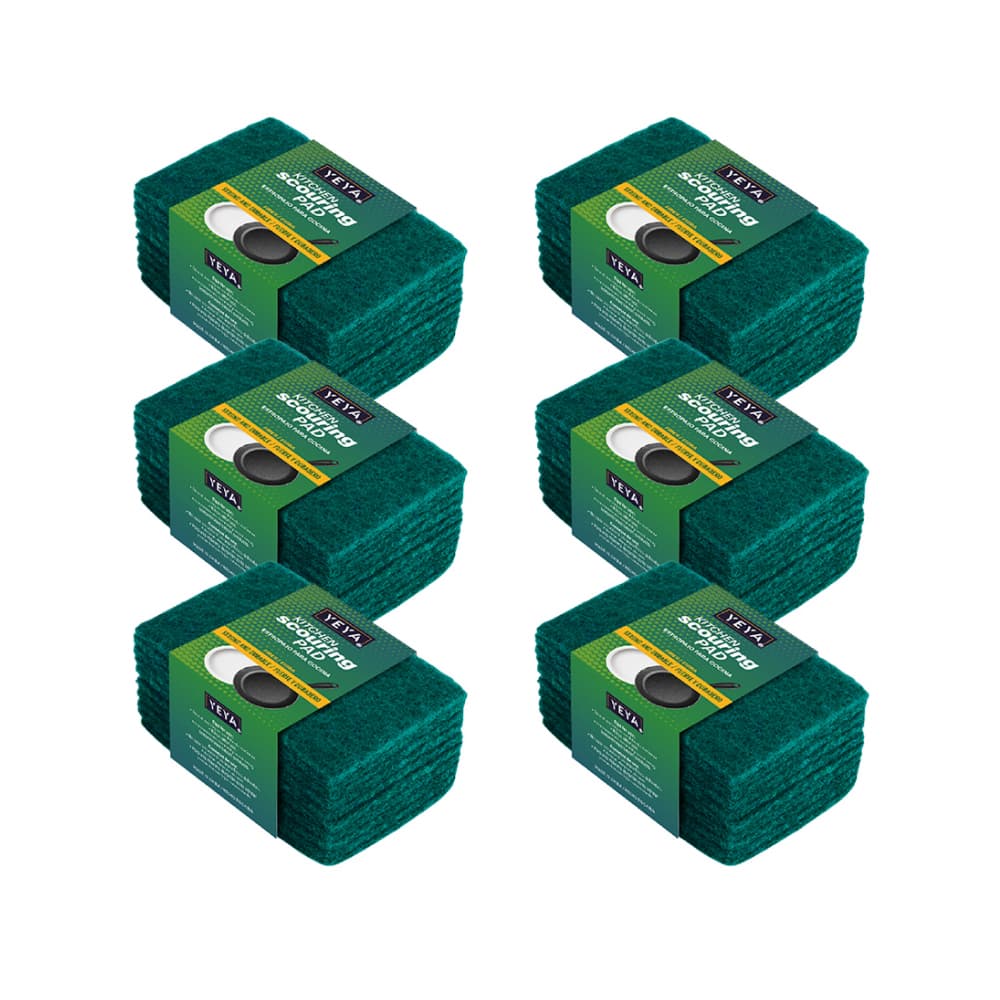 Estropajo de fibra para cocina Yeya (60 U) - Imagen 1