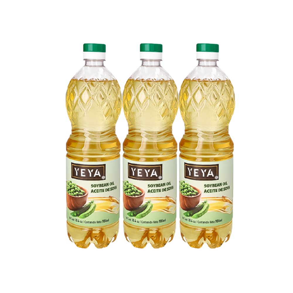Aceite de soya Yeya (3 x 900 ml / 30.4 oz) - Imagen 1