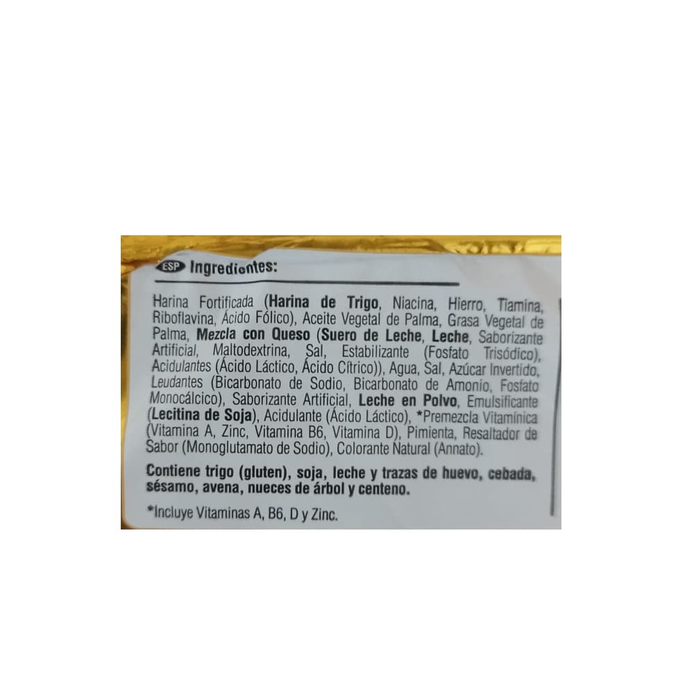 Galletas saladas sabor queso y mantequilla Saltín Noel (338 g / 11.92 oz) - Miniatura 2