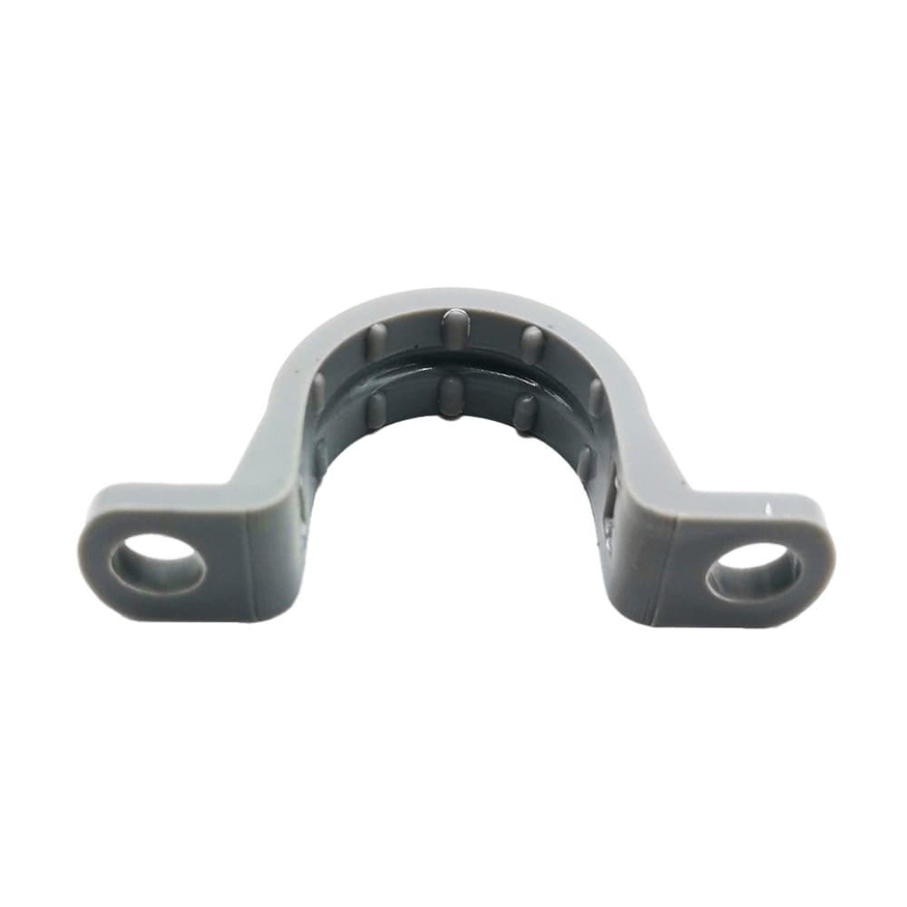 Abrazadera de 2 orificios de 1/2" PVC - Miniatura 2