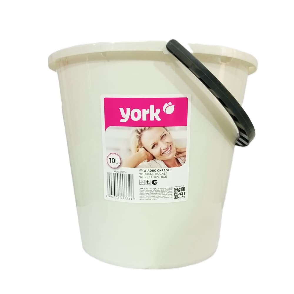 Cubo redondo York 10 L - Imagen 1